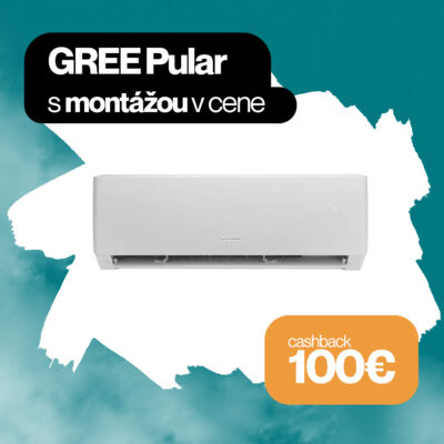 GREE PULAR s montážou v cene